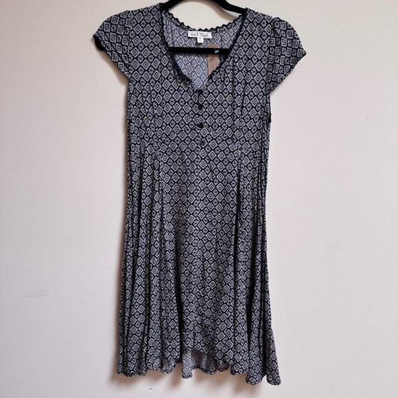 Irene’s Story Boho Floral Print Knee Length Dress - Picture 1 of 9